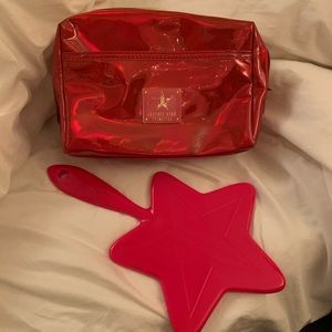 JEFFREE STAR SET - bag/mirror/lip scrub!!